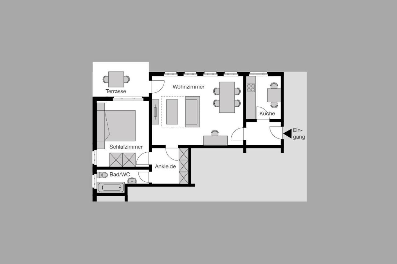 City Stay Furnished Apartments - Fasenstaubstrasse Шаффгаузен Екстер'єр фото
