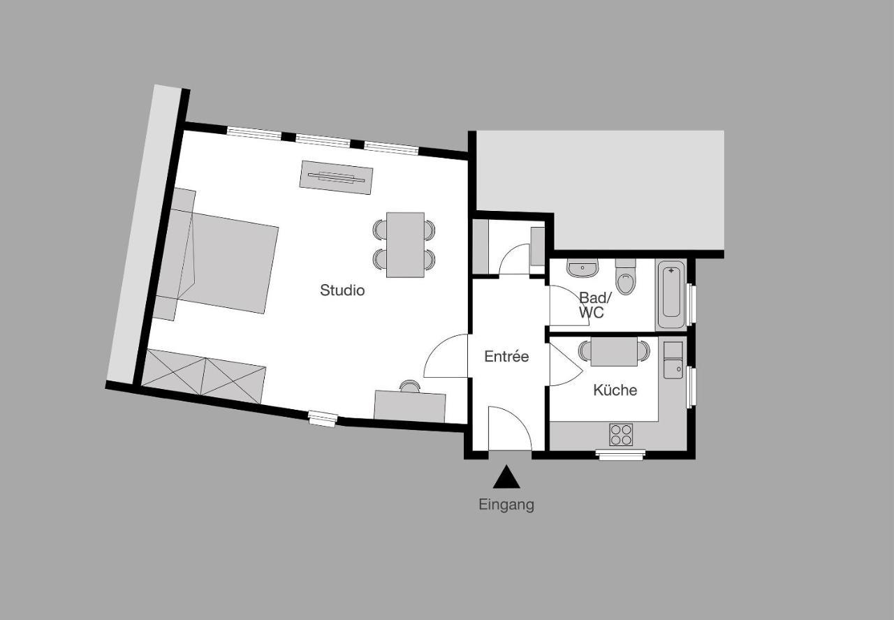 City Stay Furnished Apartments - Fasenstaubstrasse Шаффгаузен Екстер'єр фото