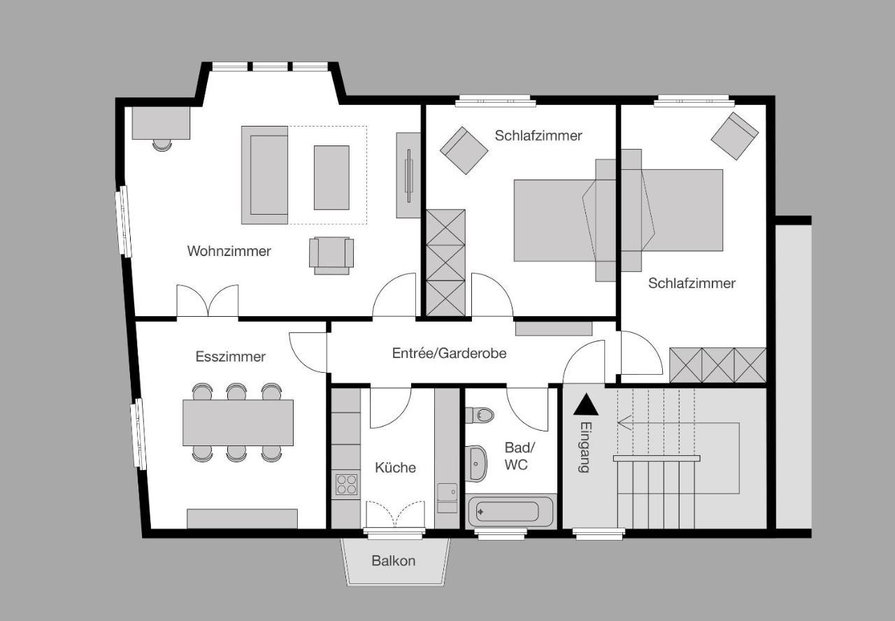 City Stay Furnished Apartments - Fasenstaubstrasse Шаффгаузен Екстер'єр фото